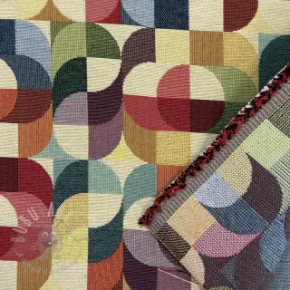 Decoratiestof GOBELIN PREMIUM Graphic retro shapes