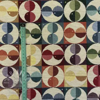 Decoratiestof GOBELIN PREMIUM Graphic square circle
