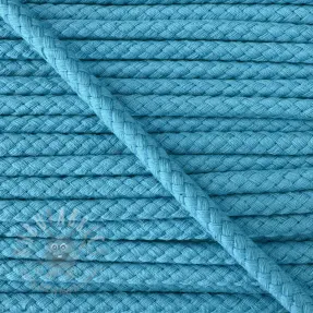 Katoenen koord 8 mm ocean blue