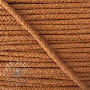 Katoenen koord 8 mm caramel