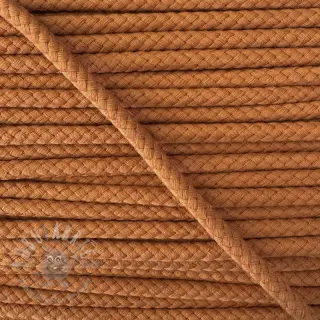 Katoenen koord 8 mm caramel