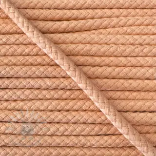 Katoenen koord 8 mm peach