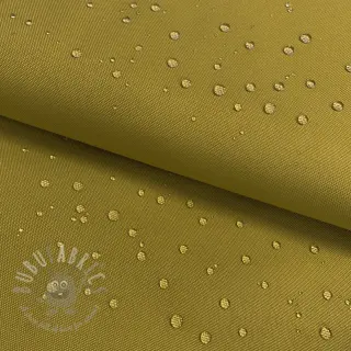 Windjasstof met waterafstotende afwerking gold