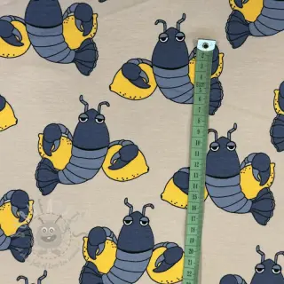 Sweaterstof Cool lobsters sand