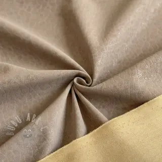 Kunstleer voor kleding STRUCTURE taupe