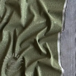 Kunstleer voor kleding STRUCTURE army green