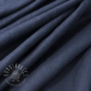 Voorgewassen linnen 170 g navy