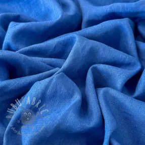 Voorgewassen linnen 170 g cobalt