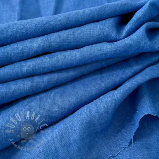 Voorgewassen linnen 170 g cobalt