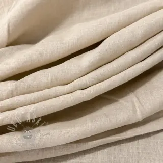 Voorgewassen linnen 170 g beige