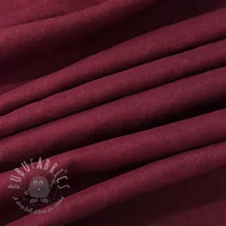 Voorgewassen linnen 170 g bordeaux