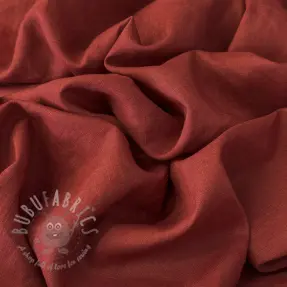 Voorgewassen linnen 170 g wine red