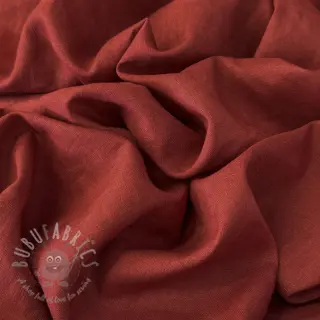 Voorgewassen linnen 170 g wine red