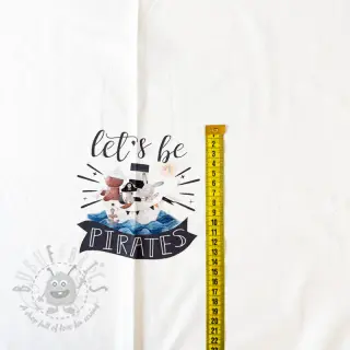 Tricot Lets be pirates PANEL digital print