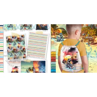 Decoratiestof KIDS BACKPACK T-power PANEL