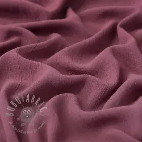 Viscose met linnen CRINCLE mulberry