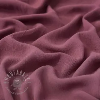 Viscose met linnen CRINCLE mulberry