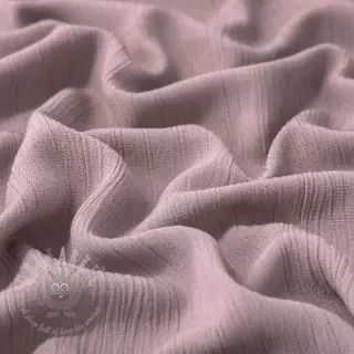 Viscose met linnen CRINCLE old blush