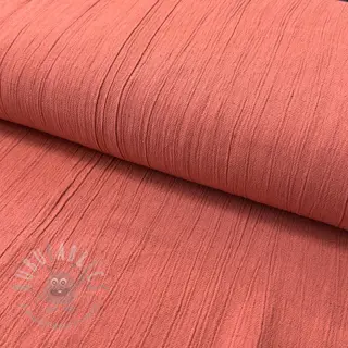 Viscose met linnen CRINCLE clay