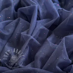 Tule voor TUTU-rok ROYAL MULTI FOIL navy