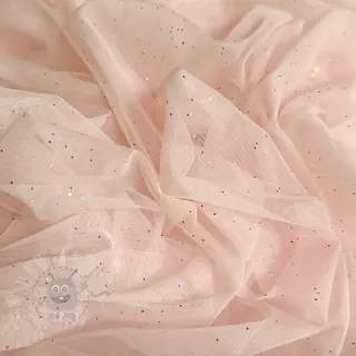 Tule voor TUTU-rok ROYAL MULTI FOIL rose