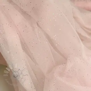 Tule voor TUTU-rok ROYAL MULTI FOIL rose
