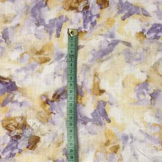Linnen met katoen Abstract aquarel smudge digital print