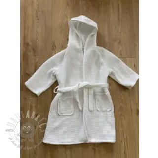 Katoen met wafelbinding white