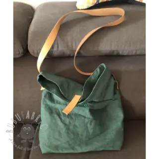 Voorgewassen linnen 170 g forest green