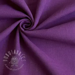 Katoenen stof met linnen purple