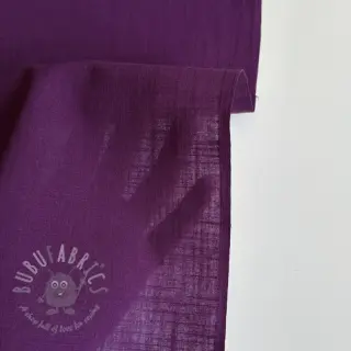 Katoenen stof met linnen purple