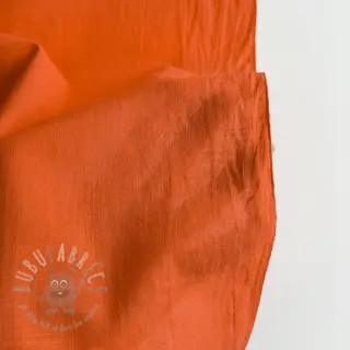 Katoenen stof met linnen orange