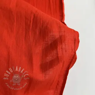 Katoenen stof met linnen red