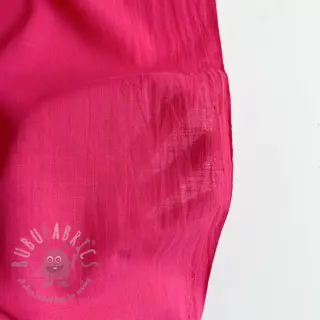 Katoenen stof met linnen fuchsia