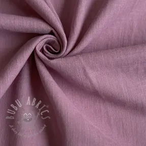 Katoenen stof met linnen old pink
