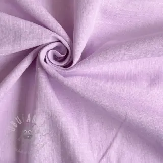 Katoenen stof met linnen lilac
