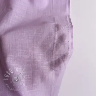 Katoenen stof met linnen lilac