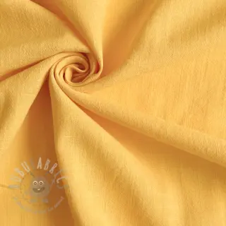 Katoenen stof met linnen yellow