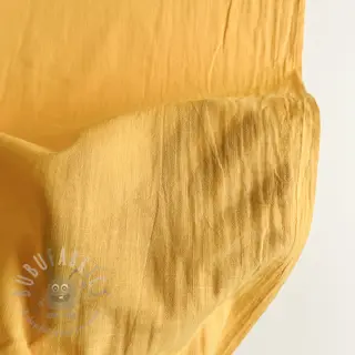 Katoenen stof met linnen yellow