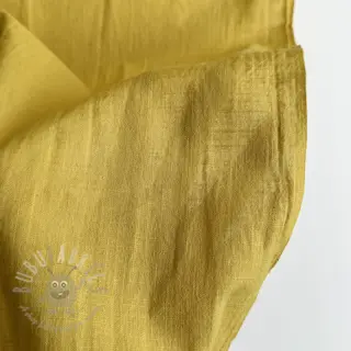 Katoenen stof met linnen ochre
