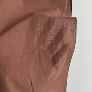 Bavlnená látka s ľanom chestnut