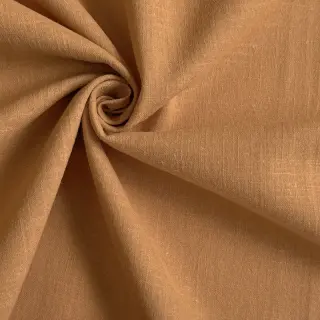 Bavlnená látka s ľanom cognac