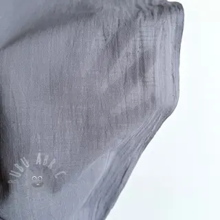 Katoenen stof met linnen grey