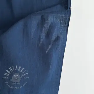 Katoenen stof met linnen jeans