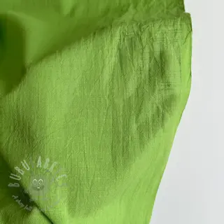 Katoenen stof met linnen lime