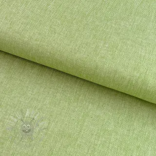 Linnen met katoen Fishbone lime
