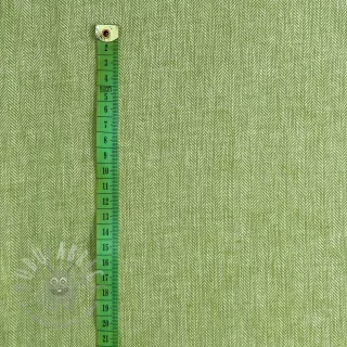 Linnen met katoen Fishbone lime