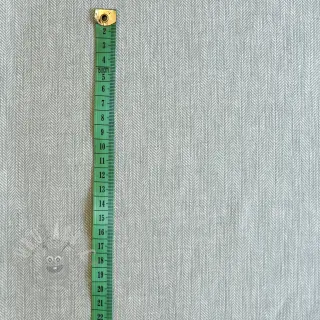 Linnen met katoen Fishbone light mint