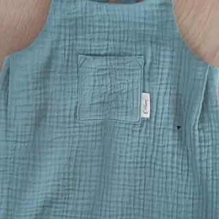 Dubbelgaas/mousseline green