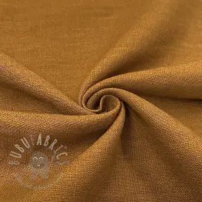 Voorgewassen linnen mustard